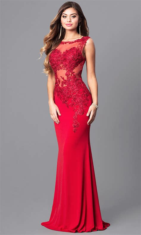 red formal dresses